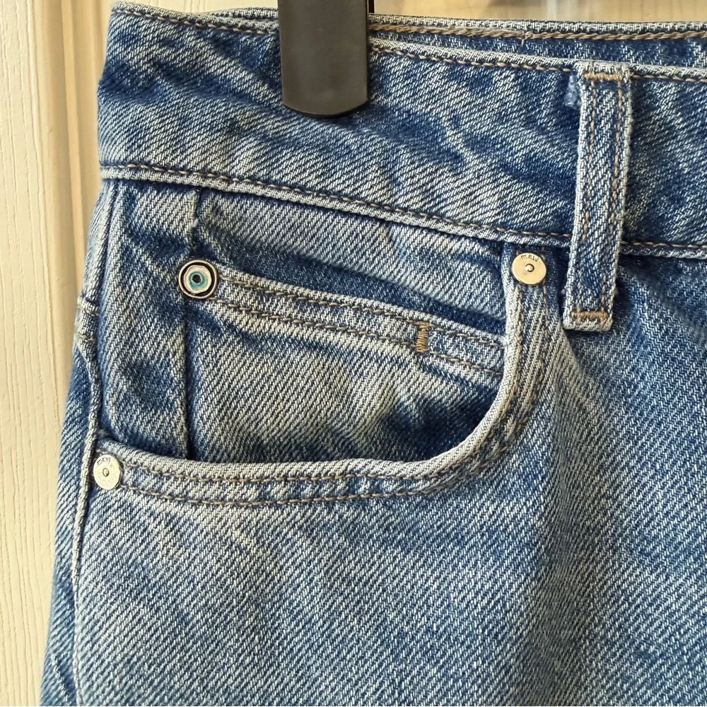 Mavi Jeans Aria High Rise Wide Leg Distressed Hem Womens Size 24 - Picture 7 of 12